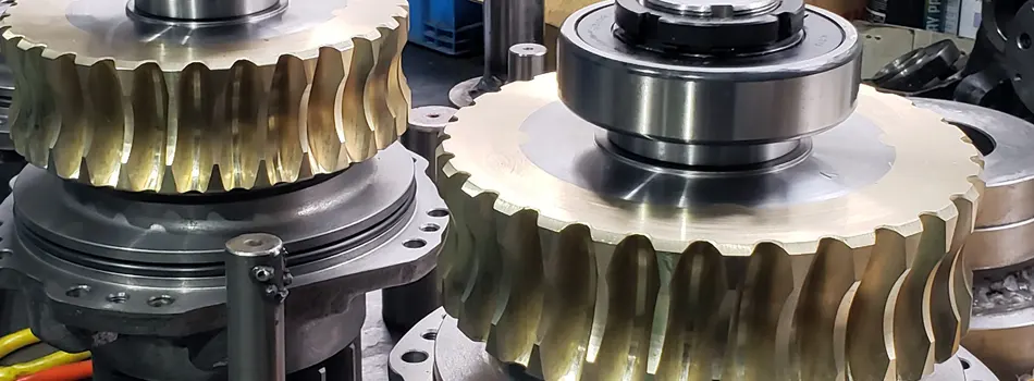Slewing Bearing Drive Turbine Assembly