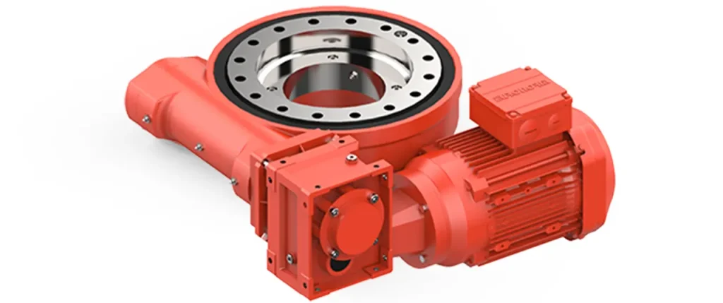 Slewing drive with electric motor