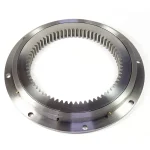 Single Row Four Point Contact Ball Internal Gear Flange Type Slewing Ring Bearing